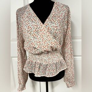 Japna Wrap Style Peplum Top